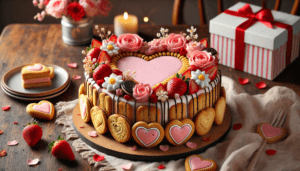 Love at First Bite: Homemade Valentine Cake with White Castle Malaysia Biscuits