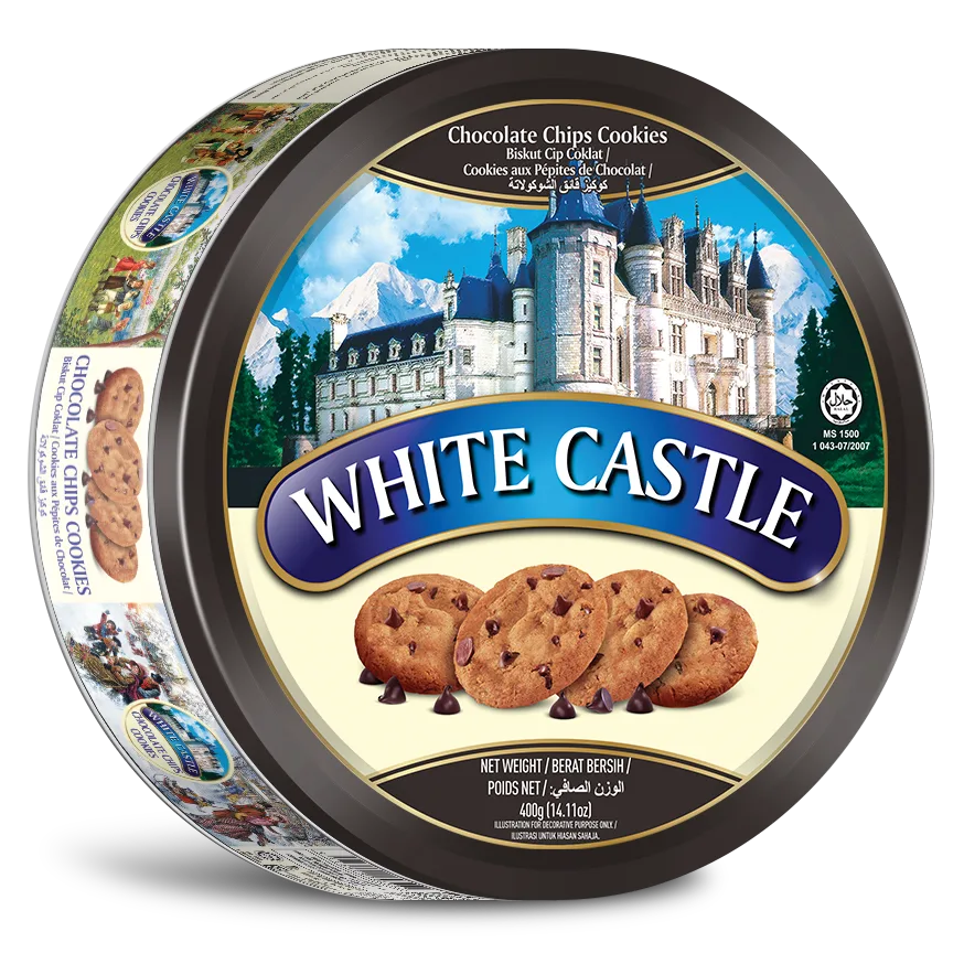 125G WHITE CASTLE CHOCOLATE CHIPS COOKIES