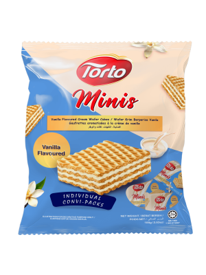 100g l Torto l Minis l Vanilla Flavour l Pouch Pack